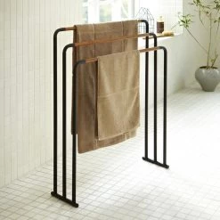 Yamazaki Plain Handdoekrek -Badkamermeubels Winkel 9431333