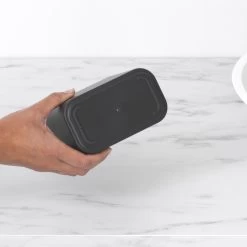 Brabantia MindSet Afvalbakje - Donkergrijs -Badkamermeubels Winkel 9432642