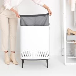 Brabantia Bo Hi Wasbox 2 X 45 L - White -Badkamermeubels Winkel 9435866