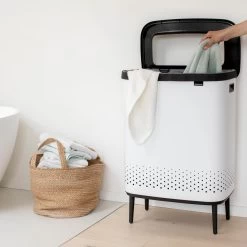 Brabantia Bo Hi Wasbox 2 X 45 L - White -Badkamermeubels Winkel 9435873