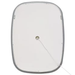 Beliani - BERGERAC - Wandspiegel - Zilver - Glas -Badkamermeubels Winkel 9436305