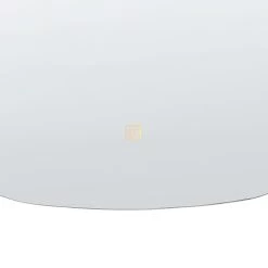 Beliani - BERGERAC - Wandspiegel - Zilver - Glas -Badkamermeubels Winkel 9436307