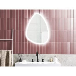 Beliani - BETHUNE - Wandspiegel - Zilver - Glas 10 Beliani - BETHUNE - Wandspiegel - Zilver - Glas -Badkamermeubels Winkel 9436314