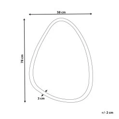 Beliani - BETHUNE - Wandspiegel - Zilver - Glas 15 Beliani - BETHUNE - Wandspiegel - Zilver - Glas -Badkamermeubels Winkel 9436318