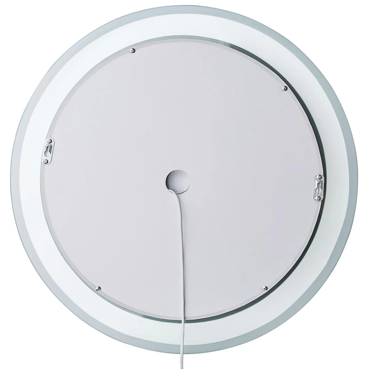 Beliani - BRINAY - LED-spiegel - Zilver - Glas 7 Beliani - BRINAY - LED-spiegel - Zilver - Glas - Image 5