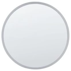 Beliani - DEAUVILLE - LED-spiegel - Zilver - Glas