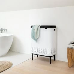 Brabantia Bo Hi Wasbox 2 X 45 L - White -Badkamermeubels Winkel 9439546