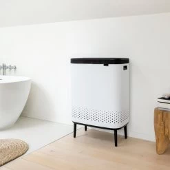 Brabantia Bo Hi Wasbox 2 X 45 L - White -Badkamermeubels Winkel 9455291