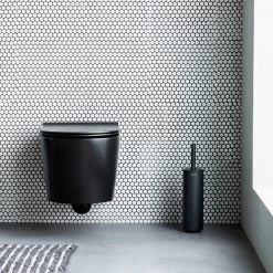 Brabantia MindSet Toiletborstel Met Houder - Mineral Infinite Grey -Badkamermeubels Winkel 9473804
