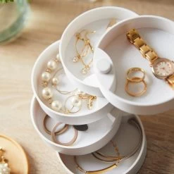 Yamazaki Tosca Sieradendoos - Wit -Badkamermeubels Winkel 9475608