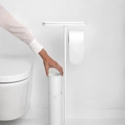 Brabantia MindSet Toiletbutler - Mineral Fresh White -Badkamermeubels Winkel 9477955