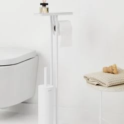 Brabantia MindSet Toiletbutler - Mineral Fresh White -Badkamermeubels Winkel 9477961