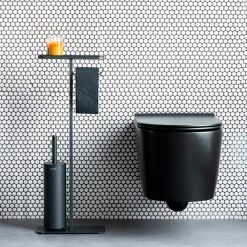 Brabantia MindSet Toiletbutler - Mineral Infinite Grey -Badkamermeubels Winkel 9477966