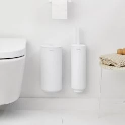 Brabantia MindSet Toiletaccessoires - Set Van 3 - Wit -Badkamermeubels Winkel 9478890