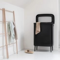 Brabantia Bo Hi Wasbox 2 X 45 L - Matt Black -Badkamermeubels Winkel 9482848