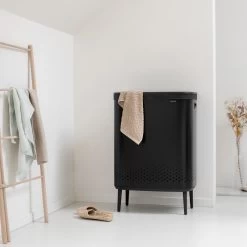 Brabantia Bo Hi Wasbox 2 X 45 L - Matt Black -Badkamermeubels Winkel 9482867