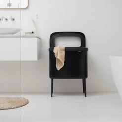 Brabantia Bo Wasbox 60 L - Mat Black -Badkamermeubels Winkel 9482873
