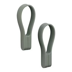 Zone Denmark Loop Handdoeklus Met Magneet 2 St. - Olijfgroen