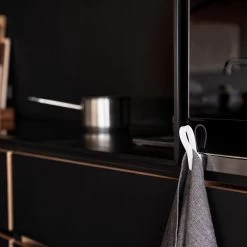 Zone Denmark Loop Handdoeklus Met Magneet 2 St. - Olijfgroen -Badkamermeubels Winkel 9487638