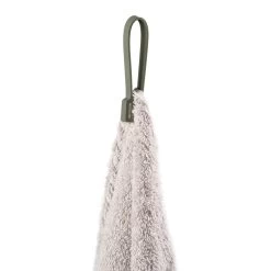 Zone Denmark Loop Handdoeklus Met Magneet 2 St. - Olijfgroen -Badkamermeubels Winkel 9487645