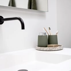 Zone Denmark Nova Tandenborstelhouder - Olijfgroen -Badkamermeubels Winkel 9511151