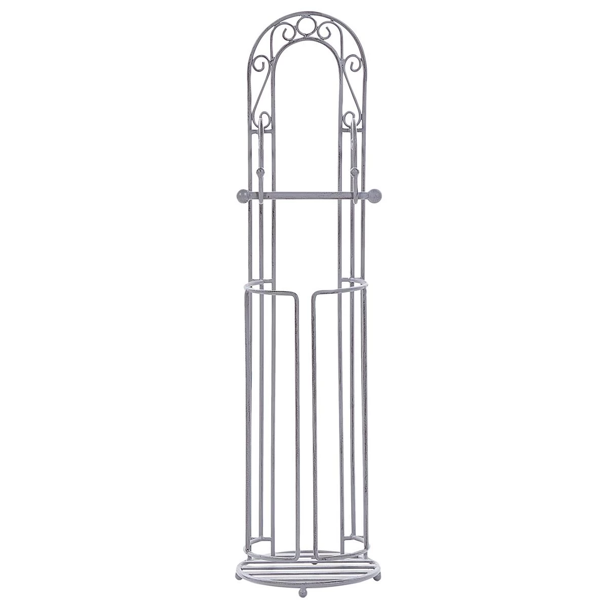 Beliani - TEMUCO - Toiletpapierhouder - Grijs - IJzer 5 Beliani - TEMUCO - Toiletpapierhouder - Grijs - IJzer - Image 3