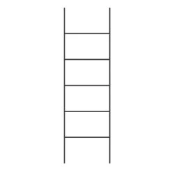 Beliani - ARIBIBI - Handdoekrek - Zwart - Metaal -Badkamermeubels Winkel 9555759