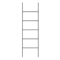 Beliani - ARIBIBI - Handdoekrek - Zwart - Metaal -Badkamermeubels Winkel 9555766