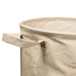 QUVIO Wasmand Rond - Kraftlook - L -Badkamermeubels Winkel 9567386