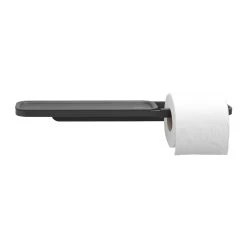 Brabantia MindSet Toiletrolhouder Met Plank - Mineral Infinite Grey -Badkamermeubels Winkel 9578930