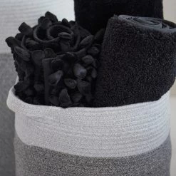 Aquanova Osman Wasmand Large - Zilvergrijs -Badkamermeubels Winkel 9633023