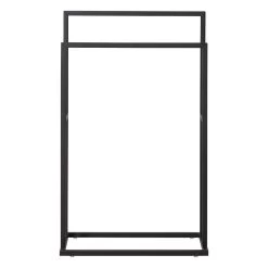 Sealskin Carré Handdoekrek - Zwart -Badkamermeubels Winkel 9660739