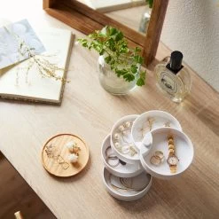 Yamazaki Tosca Sieradendoos - Wit -Badkamermeubels Winkel 9671005