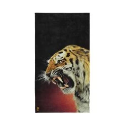 Seahorse Khan - Strandlaken - Katoen - 90x170cm - Zwart