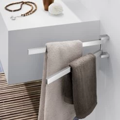Zack Linea Zwenkbare Handdoekenstang Mat -Badkamermeubels Winkel 9675587