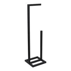 LOFT42 Jack Toiletrolhouder - Zwart - Metaal -Badkamermeubels Winkel 9732483
