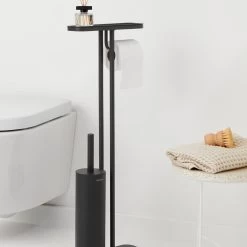 Brabantia MindSet Toiletbutler - Mineral Infinite Grey -Badkamermeubels Winkel 9774857