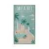 Seahorse Miami - Strandlaken - Katoen - 90x170cm - Mint -Badkamermeubels Winkel 9811848