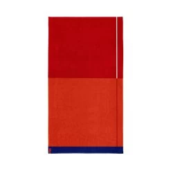 Seahorse Strandlaken Block - Katoen - 100x180cm - Red