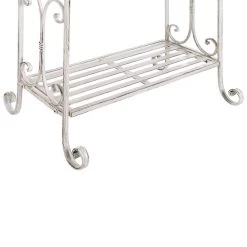 Beliani - LINARES - Handdoekrek - Wit - IJzer -Badkamermeubels Winkel 9836121