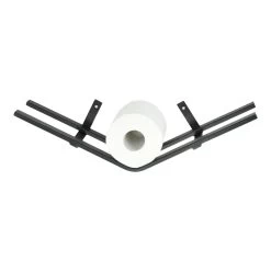 LOFT42 Jef Reserve Wc Rolhouder – Zwart - Metaal -Badkamermeubels Winkel 9913179