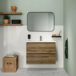 Tiger Carv Handdoekhaak Zelfklevend - Zwart -Badkamermeubels Winkel 9927445