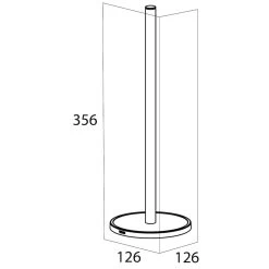 Tiger Tune Reserverolhouder -Badkamermeubels Winkel 9941643