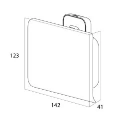 Tiger Carv Toiletrolhouder Met Klep - Zwart 11 Tiger Carv Toiletrolhouder Met Klep - Zwart -Badkamermeubels Winkel 9957041