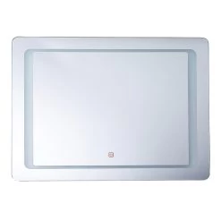 Beliani - WASSY - LED-spiegel - Zilver - Glas