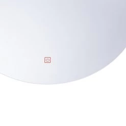 Beliani - CALLAC - LED-spiegel - Zilver - Glas 21 Beliani - CALLAC - LED-spiegel - Zilver - Glas -Badkamermeubels Winkel 9990858